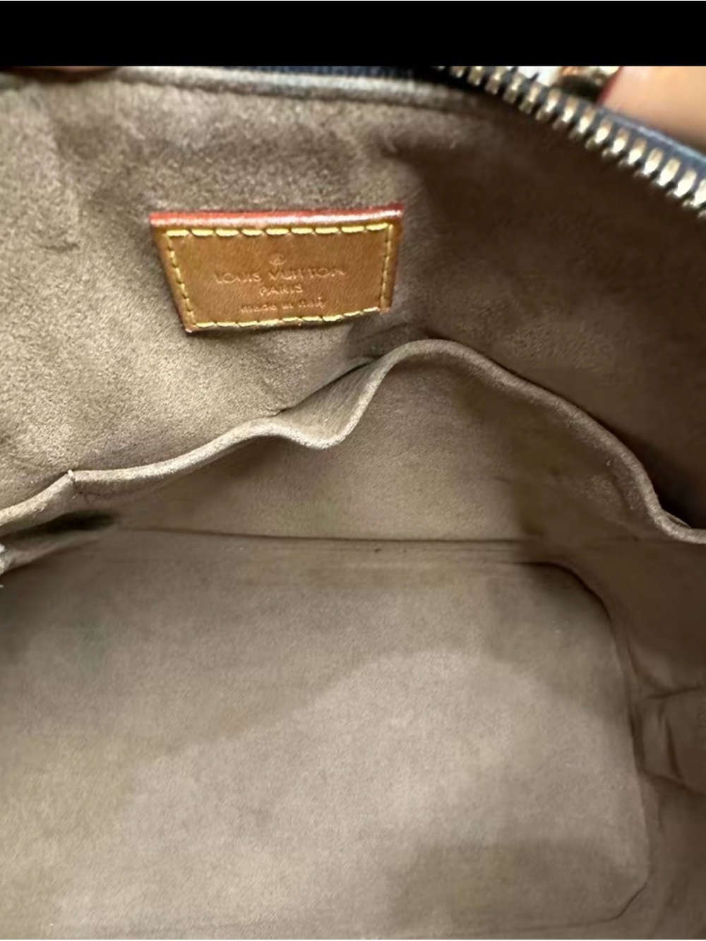 Louis Vuitton Black Multicolor Monogram Alma Satchel with Natural Leather Trim - Picture 7 of 8